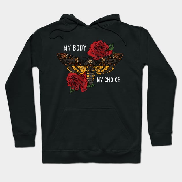 Feminism Women Rights My body my Choice Hoodie by XOZ